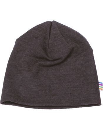 Joha Beanie merino wool dark brown