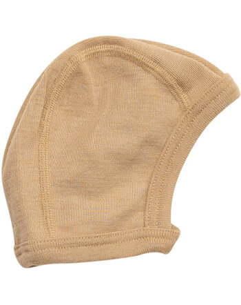 Lilano Baby hat uni virgin wool/silk - Sand