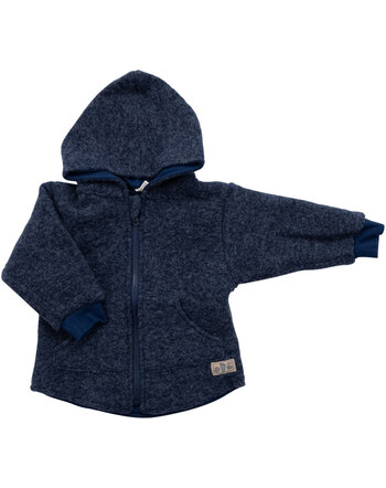 Lilano Jacket wool felt uni marine