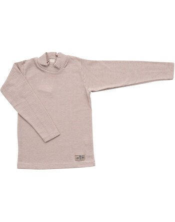 Lilano Children's shirt long sleeve virgin wool/silk - Mauve