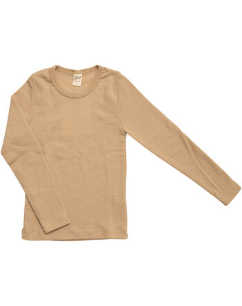 Lilano Children's underwear long sleeve virgin wool/silk - sand