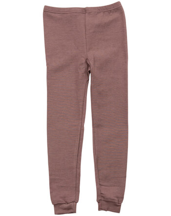 Lilano Leggings Schurwolle/Seide - mauve uni-farben