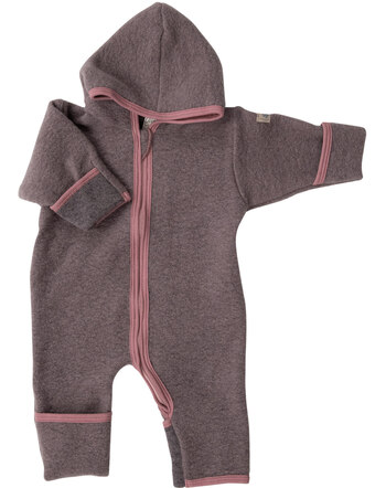 Lilano Overall wool felt plain mauve