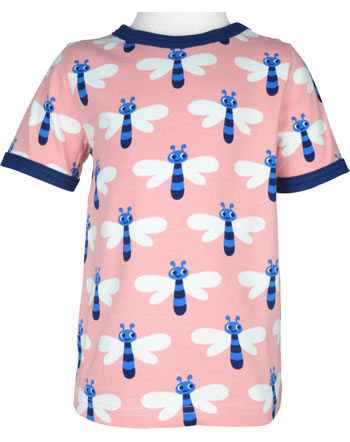 Maxomorra T-Shirt Kurzarm DRAGONFLY rosa