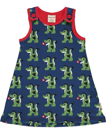 Maxomorra Playdress DRAGON blue