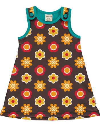 Maxomorra Playdress FLOWER brown