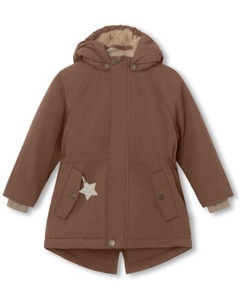 Mini A Ture Winter Jacket Thermolite® MATVIKANIA - Rootbeer Brown