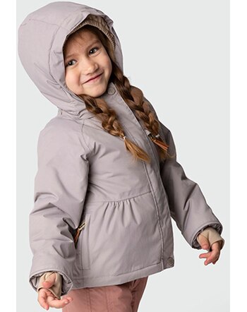 Mini A Ture Winter Jacket with fleece BRIDDINE zinc purple