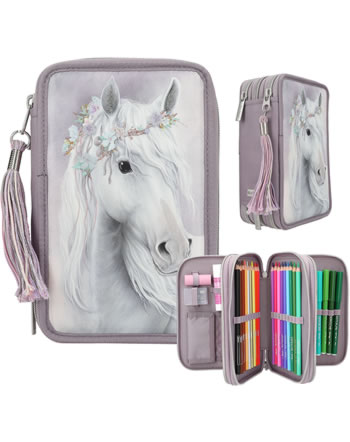 Miss Melody triple pencil case FANTASY HORSE