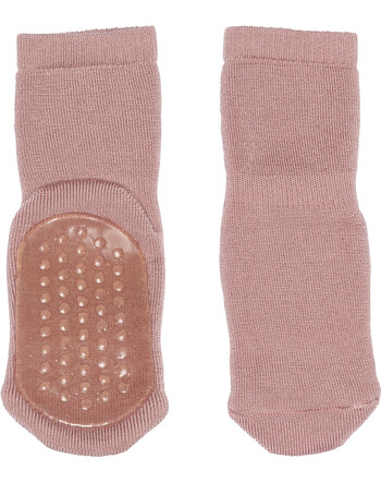 MP Denmark - Anti-Rutsch Socken - Merinowolle - Wood Rose