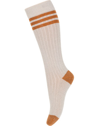 MP Denmark - Merle Glitzer Socken - Merinowolle - champagner