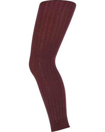 MP Denmark - ripp Leggings - Merinowolle - Grape Skin