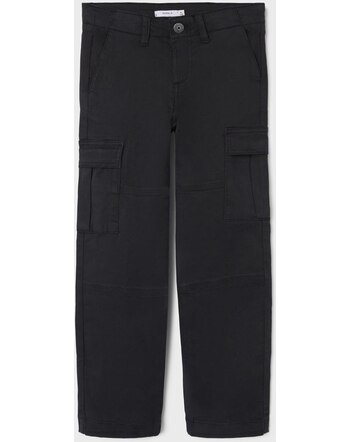 name it Cargo Pants twill NKMRYAN NOOS - Black