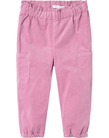 Name it corduroy pants NMFBELLA made of cotton - Mauve Orchid