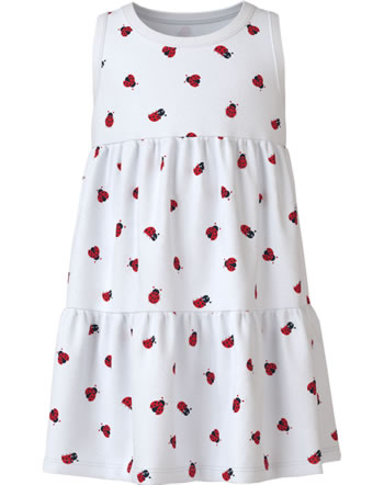 name it Jersey Dress sleeveless NMFVIGGA bright white/ladybugs