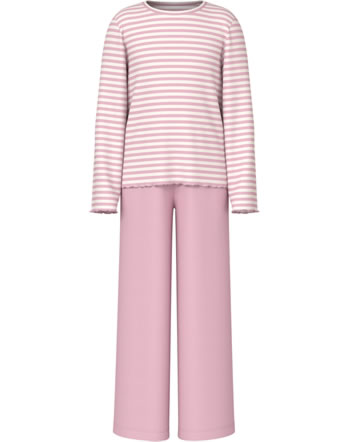 name it Schlafanzug Pyjama lang NKFNIGHTSET NOOS pink lavender