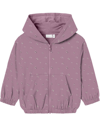 name it hooded Sweat jacket NMFOHANA - Mauve Orchid