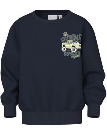 Name it Sweatshirt NMMVILDAR made of cotton - Dark Sapphire