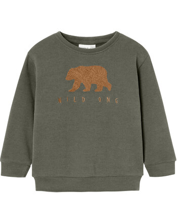 Name it Sweatshirt NMMOBEAR - Tea Leaf