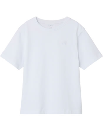 name it T-Shirt short sleeve NKMGREG bright white