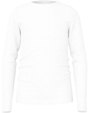 name it T-Shirt Langarm NKFNAKAL bright white