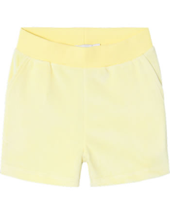 name it Velour-Shorts NKFDEBBIE pastel yellow