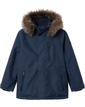 Name it Winter Jacket hooded NKMSNOW10 - Dark Sapphire