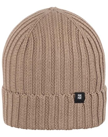 Pure Pure by Bauer Knitted hat cotton GOTS - Kaschmir