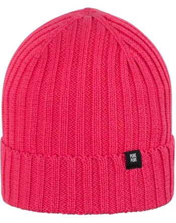 Pure Pure by Bauer Knitted hat cotton GOTS - Dusty Pink