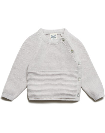 Puri Organic Baby kimono cardigan - beigemelange