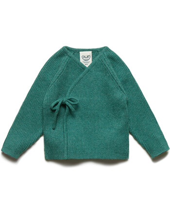 Puri Organic kimono cardigan - green