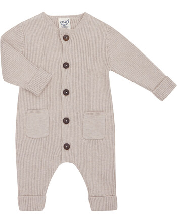 Puri Organic Overall - Rippenstrick - oyster grey - Baumwolle - Schurwolle