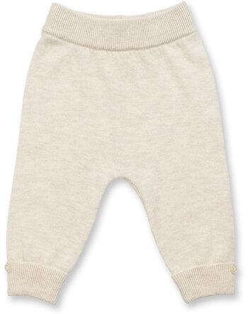 Sense Organics  Baby Knitted Leggings PABLO - Oatmeal