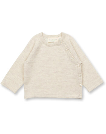 Sense Organics  Baby Knitted Wrap Jacket P. PICASSO - Oatmeal