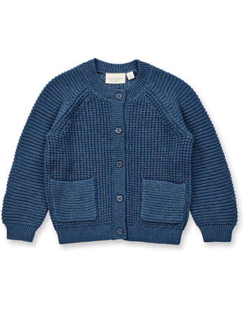 Sense Organics Kinder Strickpullover TULIA - Blue