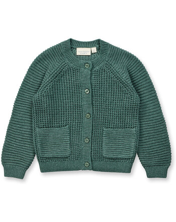 Sense Organics Kinder Strickpullover TULIA - Dark Sage