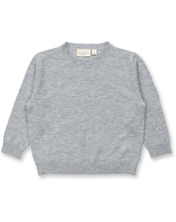 Sense Organics Strickpullover aus Merinowolle für Kinder IKE - Grey