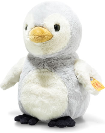 Steiff Pinguin Lio 21 cm hellgrau/weiß stehend 062490