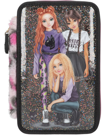 TOPModel triple pencil case REBEL KITTY