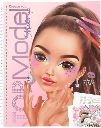 TOPModel Create your Make-Up Coloring Book