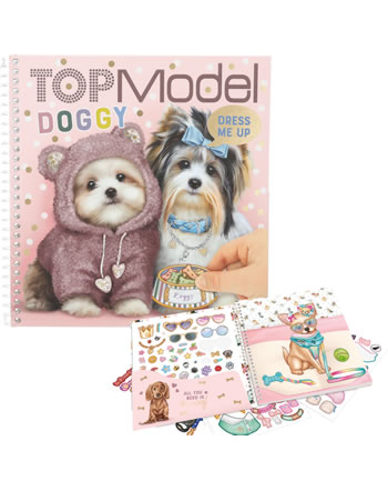 TOPModel Dress Me Up sticker book DOGGY