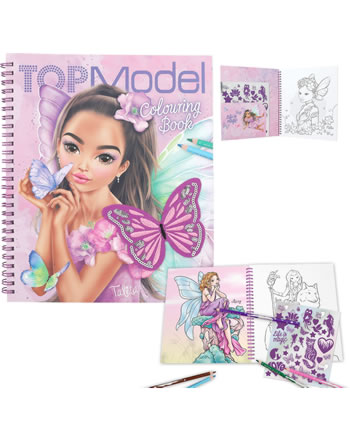TOPModel Coloring book with sequins FAIRY LOVE