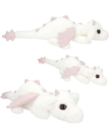 TOPModel Plush Dragon white with pink wings