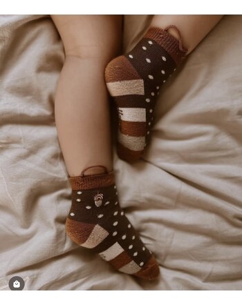 Tree Huggers Montessori Socks organic cotton - Dots