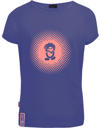 Trollkids Girls T-Shirt Kurzarm LOGO T dark purple