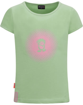 Trollkids Girls T-Shirt short sleeve LOGO T pistachio green/wild rose