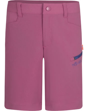 Trollkids Kids Shorts Softshell HAUGESUND mallow pink/violet blue