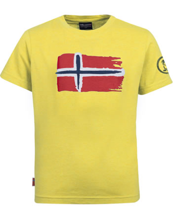 Trollkids Kids T-Shirt Kurzarm OSLO T sun yellow
