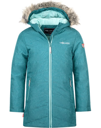 Trollkids Leichte Winterjacke GIRLS LIFJELL JACKET teal/aqua