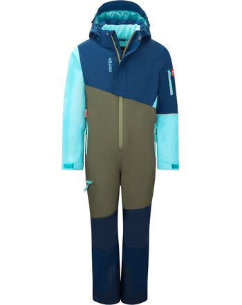 Trollkids Schneeanzug Kapuze KIDS HALLINGDAL - Pine Green/Dark Marine